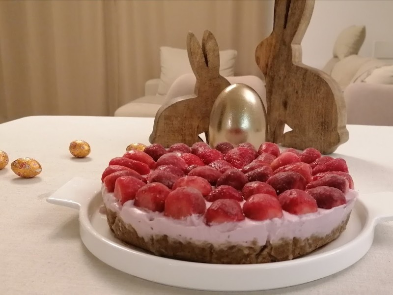 Epres joghurttorta sütés nélkül