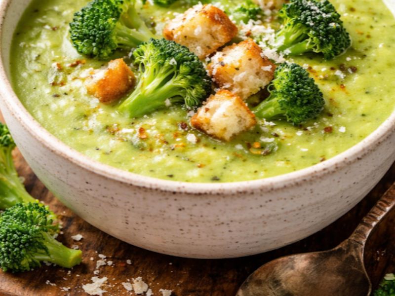 Brokkoli krémleves
