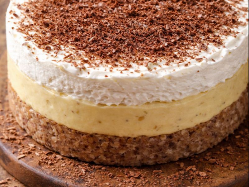 Gesztenyetorta sütés nélkül