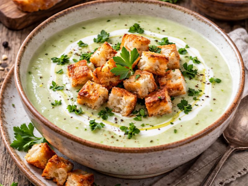 Karalábé-krémleves