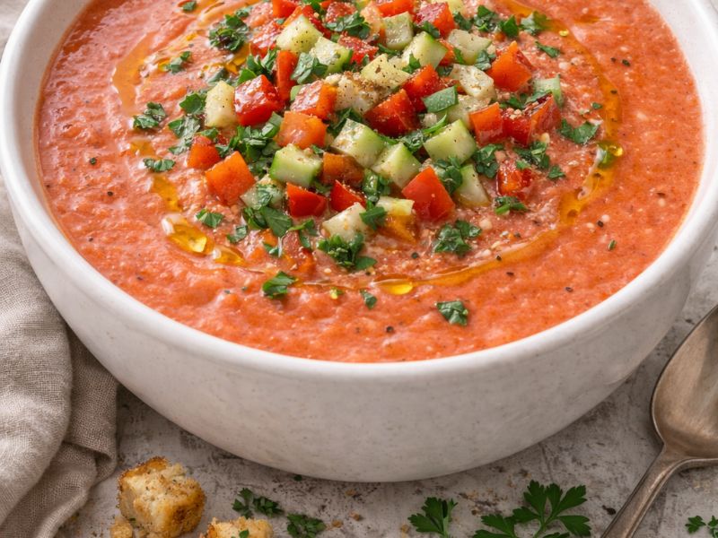Andalúz gazpacho