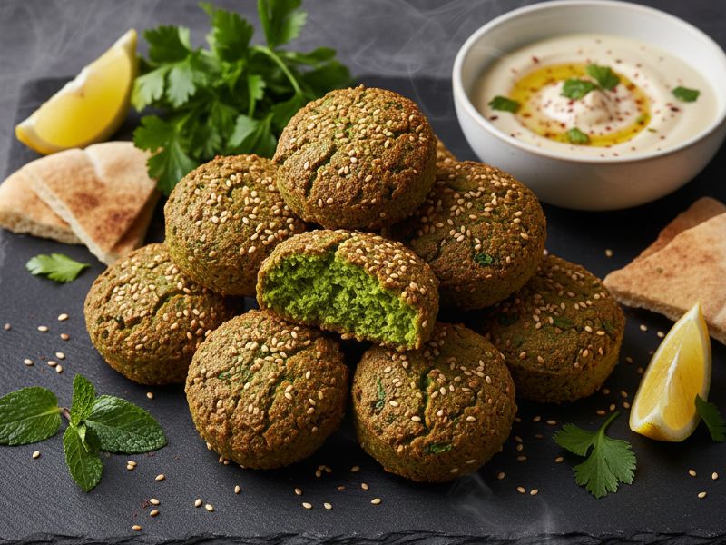 Autentikus Zöld Falafel