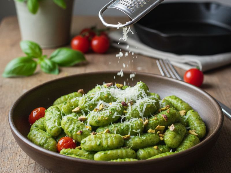 Szuperzöld Pisztáciás-Bazsalikomos Gnocchi