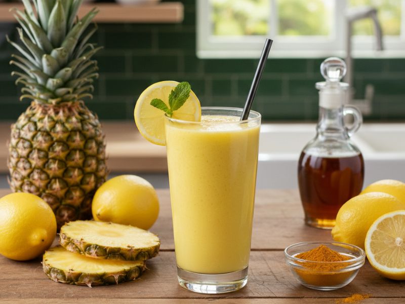 Pikáns citromos smoothie