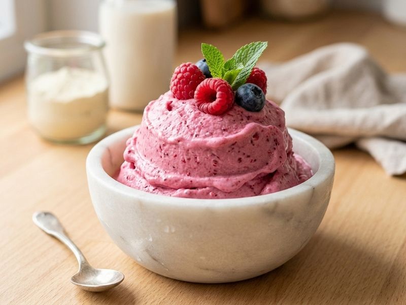 Krémes Vaníliás-Erdei Gyümölcsös Protein Fagylalt