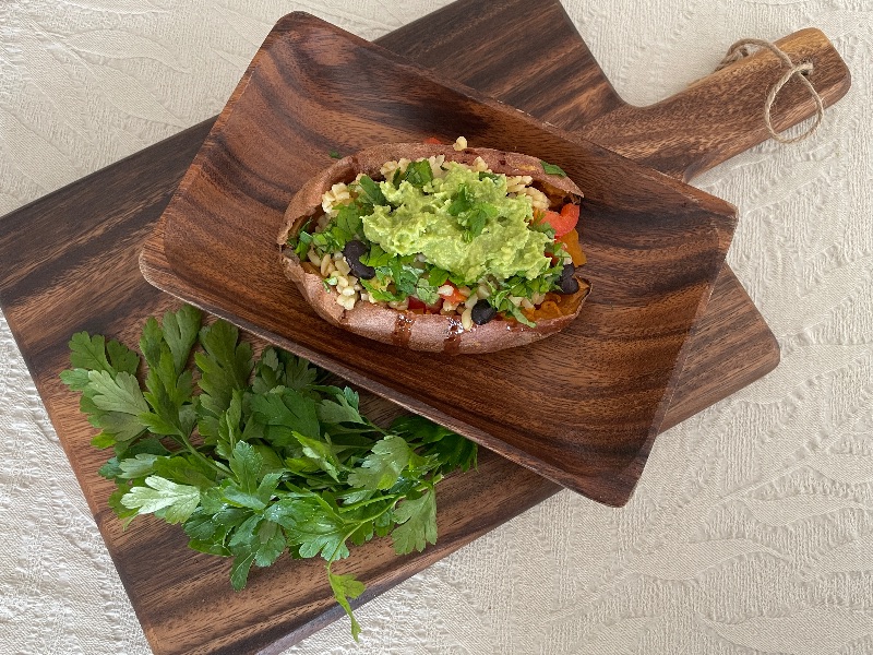 Töltött édesburgonya