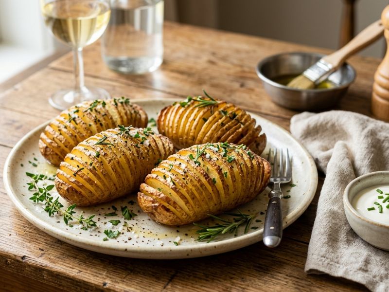  Hasselback burgonya 