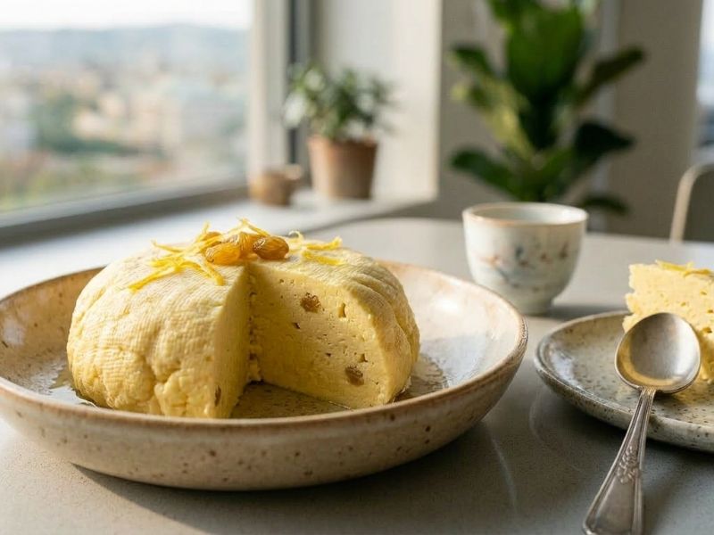 Húsvéti  sárga sajt (édes túró)