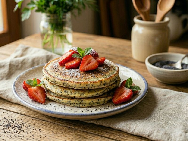 Köles-mákos palacsinta