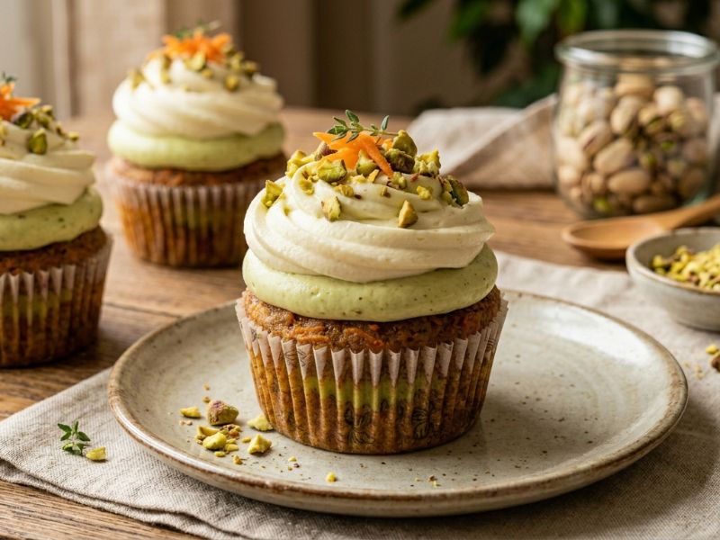 Pisztáciás répatortamuffin 