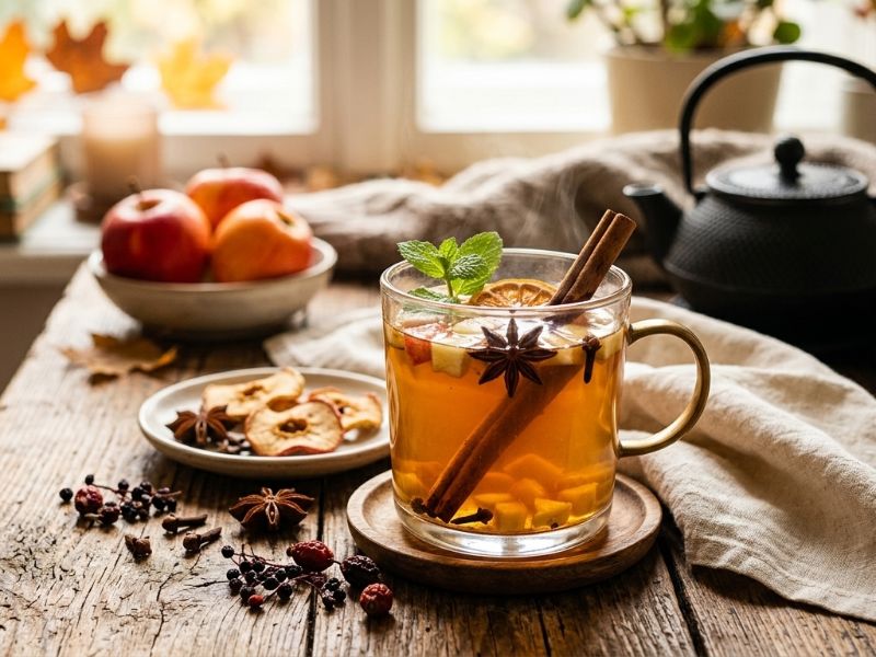 Fűszeres Főtt Alma Tea