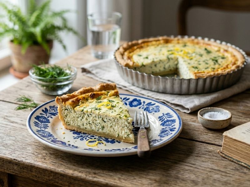 Kapros Tofu-túrós Pite