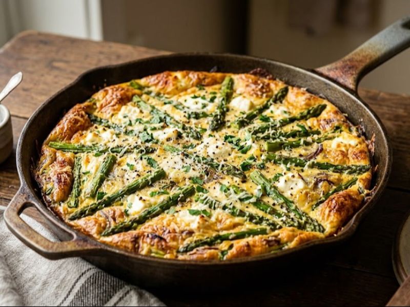 Krémes Spárgás Frittata