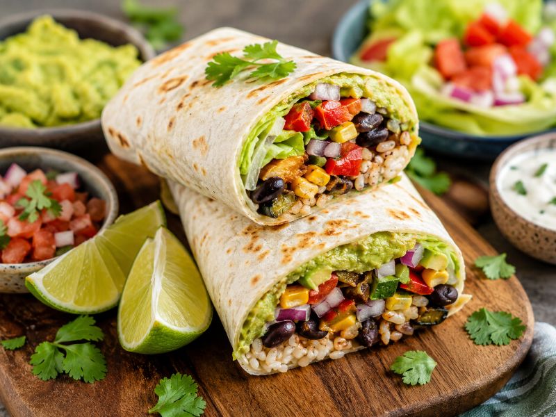 Vegán burritó